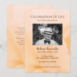 Convite Serviço de Memorial de Fotografias Personalizado 