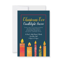 Serviço de velas de Natal: cinco velas de arte