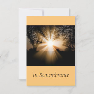 Convite Serviço Memorial Personalizado Brilhante