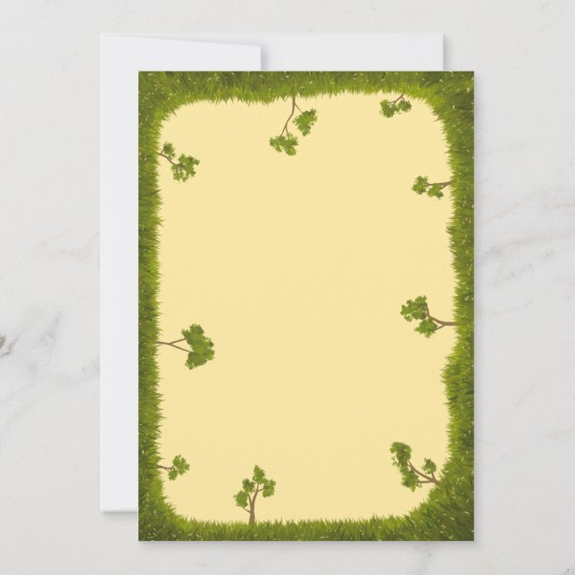 Convite Sesame Street - Big bird (Verso)