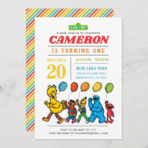 Sésamo Street Pals | primeiro aniversario dos balõ