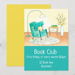 Convite Sessão de livro do grupo Bookclube