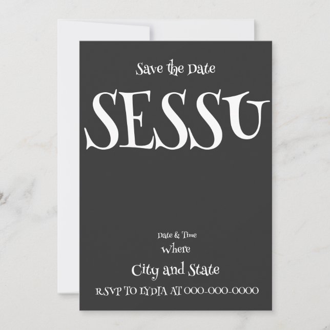 CONVITE SESSU (Frente)