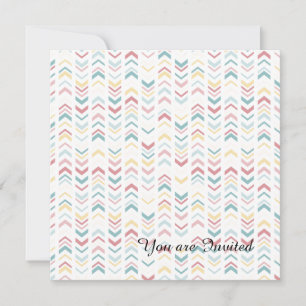 Convite Setas de Pastel