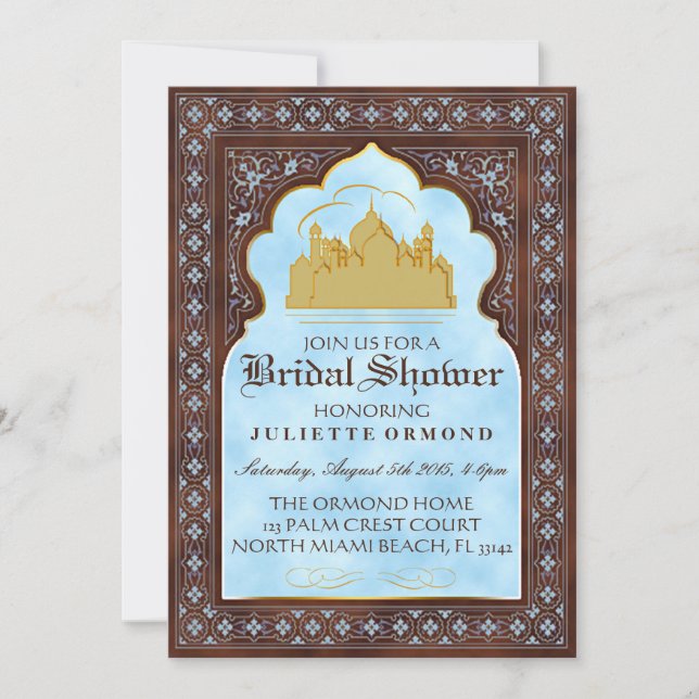 Convite Sétimo Céu - Placa de Chá de panela (Frente)