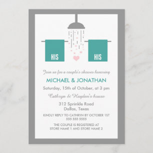 Convite Seu e Seu  Chá Gay