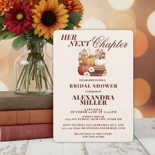 Convite Seu Próximo Capítulo Queda Chá de panela Storybook
