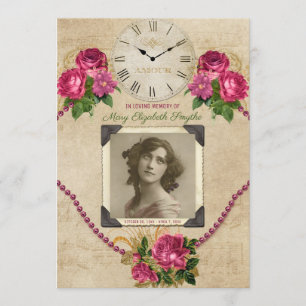 Convite Seu pulso de disparo das pérolas dos rosas da