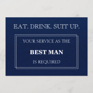 Convite Seu Serviço Como O Melhor Homem É Necessário De Az