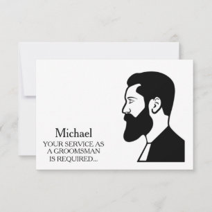 Convite Seu Serviço Como Padrinho de casamento Necessári