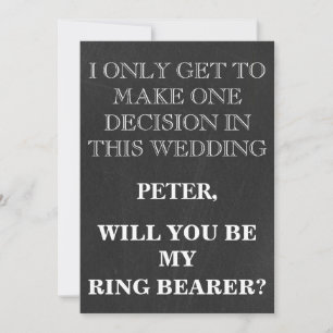 Convite Seu serviço como uma solicitação de RING BEARER