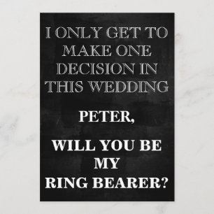 Convite Seu serviço como uma solicitação de RING BEARER