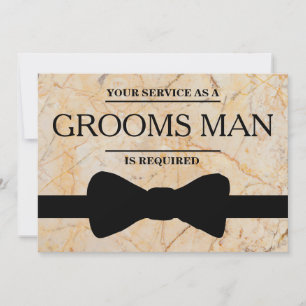 Convite Seu Serviço é Solicitado como Melhor Homem Padrinh