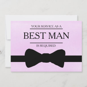 Convite Seu Serviço é Solicitado como Melhor Homem Padrinh
