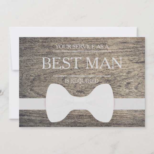 Convite Seu serviço é solicitado como melhor Padrinho de c (Frente)