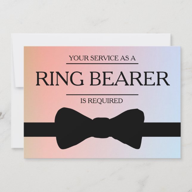 Convite Seu serviço é solicitado como melhor Padrinho de c (Frente)