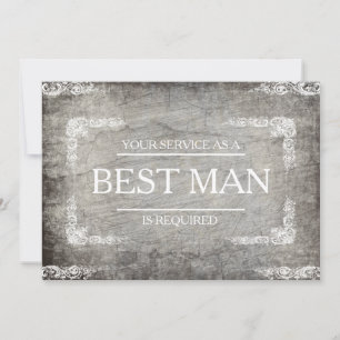 Convite Seu serviço é solicitado como melhor Padrinho de c