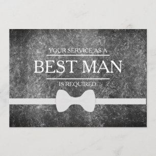 Convite Seu serviço é solicitado como melhor Padrinho de c