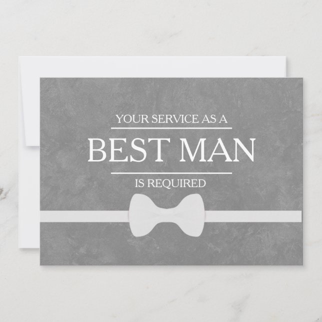 Convite Seu Serviço É Solicitado Como Melhor Padrinho de c (Frente)