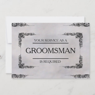 Convite Seu Serviço é Solicitado como Padrinho de Casament