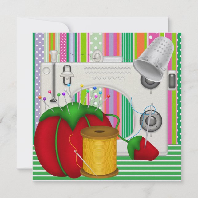 Convite Sew So Bonito Invite - SRF (Frente)