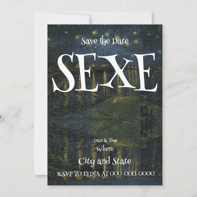 CONVITE SEXO (Frente)