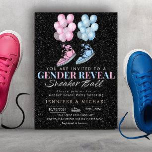 Convite Sexo da Bola do Sneaker Revela Azul ou Rosa