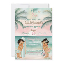 Sexo de Bebê de Praia Tropical Revela Sage Blush