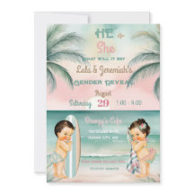 Sexo de Bebê de Praia Tropical Revela Sage Blush