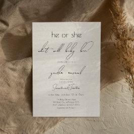 Convite Sexo de Script Moderno Revela Chá de fraldas Que E