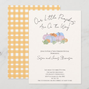 Convite Sexo Gêmeo de Queda Revela Pequeno Tema da Abóbora