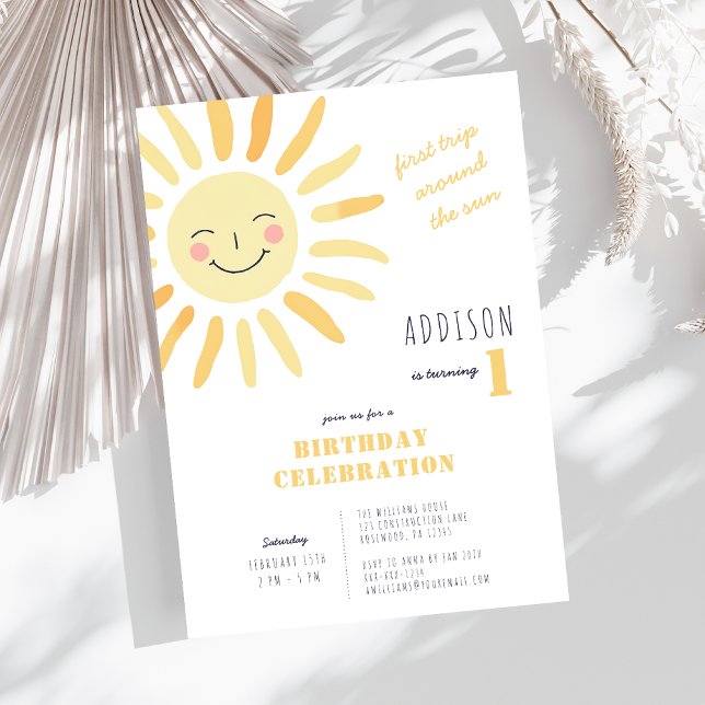 Convite Sexo primeiro aniversario neutro (Criador carregado)