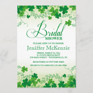 Convite Shamrock Borders