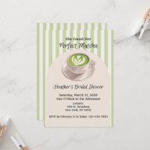 She Found Her Perfect Match Invitation