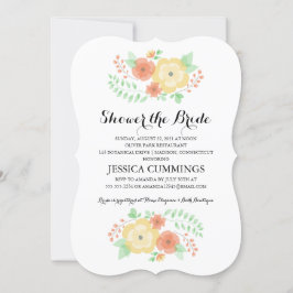 Convite Sheer Summer Flowers | CHÁ DE PANELA