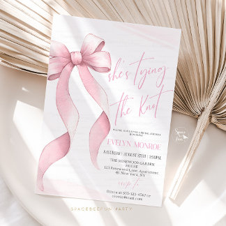 Convite She's tying the knot Bridal shower