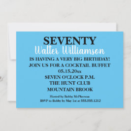 Convite Shhhh Surprise Sétima Festa de aniversário