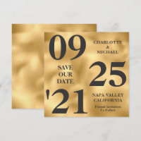 Shimmer Metálico Elegante Dourado Modern Salvar A 
