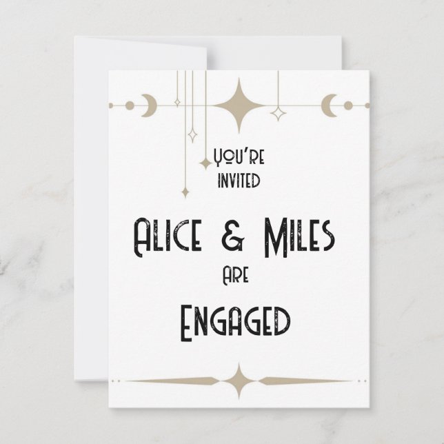 Convite Shimmer Simples (Frente)