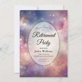 Convite Shimmering Celestial Stardust Skies