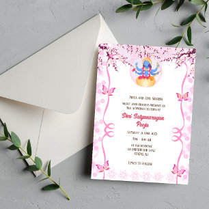 Convite Shri Satyanarayan Pooja Hindu