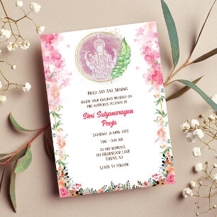 Convite Shri Satyanarayan Pooja Hindu