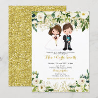 Sibling Boy and Girl White Floral First Communing