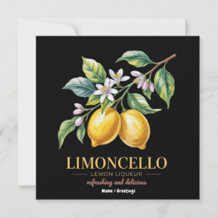 Convite Sicília Itália Orgulhosamente Siciliano Limões Ita