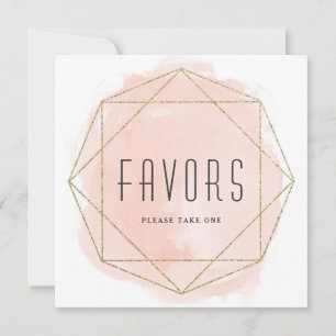 Convite Signage da mesa dos favores do brilho do falso da