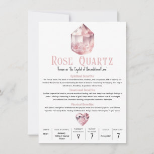 Convite Significado Metafísico do Cristal Rosa rosa Quartz