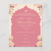 Sikh Wedding Order of Ceremony Anand Karaj Program