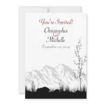 Silhouette Mountain Black, White e Red Wedes