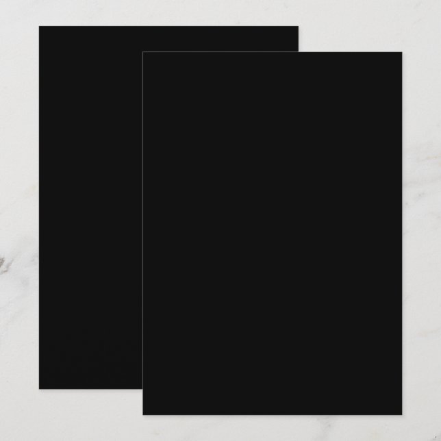 Convite Silhueta de Gato Preto Minimalista (Frente/Verso)