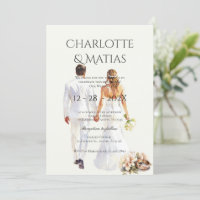 silhueta de noivos Casamento Floral Boho